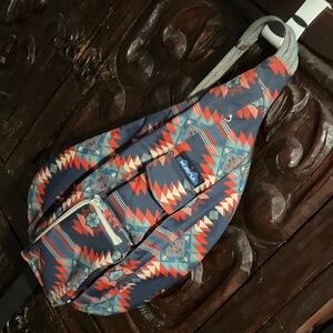 Kavu Blue,teal & orange Mojave Sling Bag